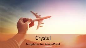  Presentation with toy - Presentation design consisting of time - child plays with a toy background and a red colored foreground