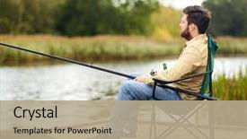  Presentation with people - Amazing presentation theme having net time - leisure and people concept backdrop and a coral colored foreground