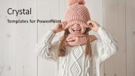  Presentation with winter - Slide deck consisting of time - winter portrait of happy little background and a lemonade colored foreground