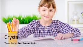  Presentation with happy new year 2022 - Slide deck with time activity and hobby education background and a light blue colored foreground