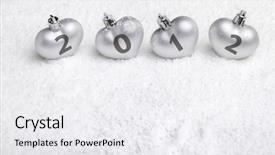  Presentation with title - PPT theme enhanced with time change - 2012 title calendar background and a white colored foreground