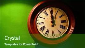  Presentation with bible end times - Colorful slides enhanced with time change - changing times backdrop and a forest green colored foreground