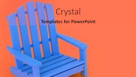  Presentation with orange colour - PPT theme featuring time-for-a-break background and a gray colored foreground