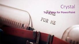  Presentation with time - Slide set having time-for-me-phrase-written background and a sky blue colored foreground