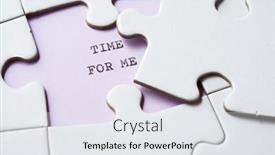  Presentation with time - Colorful slide set enhanced with time-for-me-phrase-written backdrop and a white colored foreground