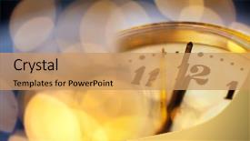  Presentation with new year - Beautiful PPT layouts featuring time frame - new year's at midnight backdrop and a coral colored foreground