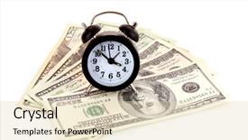  Presentation with time money - Presentation theme having time is money concept background and a lemonade colored foreground