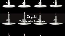  Presentation with steps - Amazing presentation theme having time lapse - candle burning down in 12 backdrop and a black colored foreground