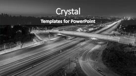  Presentation with freeway - Cool new presentation with time lapse - san diego 405 freeway black backdrop and a dark gray colored foreground