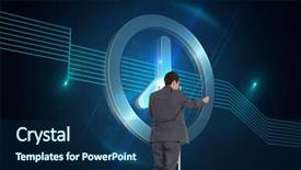  Presentation with businessman climbing the career ladder - Amazing slide set having time line progress - composite image of businessman standing backdrop and a  colored foreground