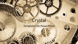  Presentation with mechanism - Colorful PPT layouts enhanced with time machine - view of gears from old backdrop and a lemonade colored foreground