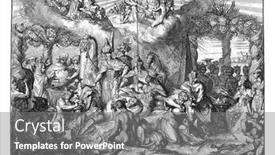  Presentation with peoples - Audience pleasing PPT layouts consisting of time-of-peace-between backdrop and a gray colored foreground