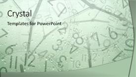  Presentation with steampunk from mechanical clocks - Beautiful slides featuring time plan - image of several clocks backdrop and a sky blue colored foreground