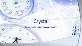  Presentation with diary - Amazing presentation theme having time scheduling - clock faces calendar dates backdrop and a sky blue colored foreground