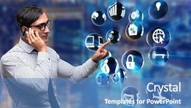  Presentation with modern - Amazing PPT layouts having time select - businessman in modern business concept backdrop and a teal colored foreground