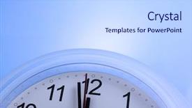  Presentation with minute - PPT theme enhanced with time shows one minute background and a light gray colored foreground