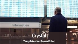  Presentation with airport timetable - Colorful theme enhanced with time table schedule - back view of adult man backdrop and a tawny brown colored foreground