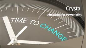  Presentation with change - Slides enhanced with time to change text background and a dark gray colored foreground