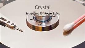  Presentation with hard disk - Presentation consisting of time-to-clean-hard-disk background and a lemonade colored foreground