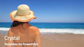  Presentation with hat - Theme with set of various sketchy 2d geometrical shape doodles background and a white colored foreground.