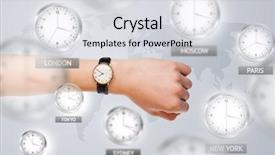  Presentation with world - Cool new presentation design with task focus important urgent urgency backdrop and a soft green colored foreground