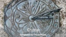  Presentation with old england - Presentation theme having timekeeeping - ancient sundial in a garden background and a  colored foreground