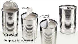  Presentation with coconut milk - Cool new presentation with tin cans with coconut milk backdrop and a soft green colored foreground