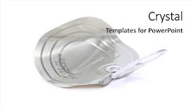  Presentation with lid - Audience pleasing presentation design consisting of tinplater - isolated lid of tin can backdrop and a  colored foreground