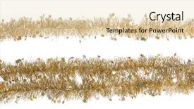  Presentation with events and decoration presentation - Amazing slides having tinsel - close up of christmas decoration backdrop and a lemonade colored foreground