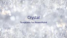  Presentation with silver christmas - Beautiful slides featuring tinsel - silver christmas background backdrop and a sky blue colored foreground