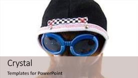  Presentation with jacket platform - Amazing presentation theme having tiny-chihuahua-with-goggles backdrop and a mint green colored foreground