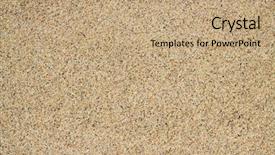  Presentation with grains - PPT theme having tiny grains of sand macro close up texture background and a coral colored foreground