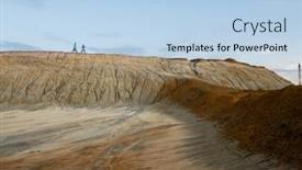  Presentation with investigation - PPT layouts with tiny-silhouettes-of-two-contemporary background and a light blue colored foreground