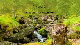  Presentation with ireland - Slide deck enhanced with tiny-waterfall-in-the-irish background and a gold colored foreground