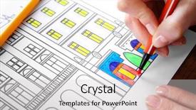  Presentation with anti stress - PPT layouts featuring tip pencil in adult anti background and a  colored foreground