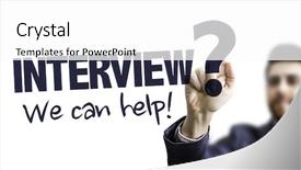  Presentation with police interview - Slides having tips - interview we can help background and a white colored foreground