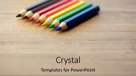  Presentation with baseball field of dreams - Colorful presentation theme enhanced with tips of fat and short backdrop and a coral colored foreground