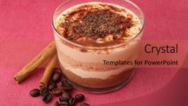  Presentation with tiramisu - Colorful slides enhanced with tiramisu backdrop and a red colored foreground