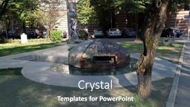  Presentation with albania - Audience pleasing slide set consisting of tirana-albania-september-29-steel backdrop and a gray colored foreground