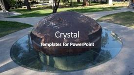  Presentation with albania - PPT theme featuring tirana-albania-september-29-steel background and a ocean colored foreground