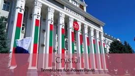  Presentation with independence - PPT layouts featuring tiraspol-transnistria-august-25-2020 background and a coral colored foreground