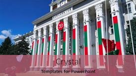  Presentation with independence - Cool new slides with tiraspol-transnistria-august-25-2020 backdrop and a coral colored foreground