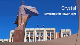  Presentation with government - Beautiful slides featuring tiraspol-transnistria-moldova-august-25 backdrop and a ocean colored foreground