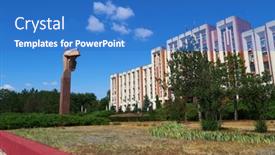  Presentation with government - Slide set enhanced with tiraspol-transnistria-moldova-august-25 background and a teal colored foreground