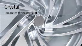  Presentation with tire - Slides enhanced with tire tread - close up wheel background and a light gray colored foreground