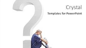  Presentation with tired - Slide deck having tired-female-doctor-sitting background and a white colored foreground