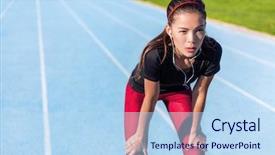  Presentation with music motivation - PPT theme enhanced with tired taking a break getting background and a light blue colored foreground