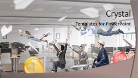  Presentation with grown - Amazing slide set having tired to be grown ups mixed media backdrop and a light gray colored foreground