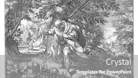  Presentation with strikes - Audience pleasing PPT layouts consisting of tiresias-strikes-two-mating-snakes backdrop and a gray colored foreground