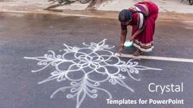  Presentation with prosperity - Presentation theme consisting of tiruchirappalli-india-february-14-2013 background and a gray colored foreground